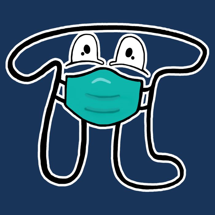 Pi Day 3.14 Quarantine Mask Pandemic  Flatbill Hat