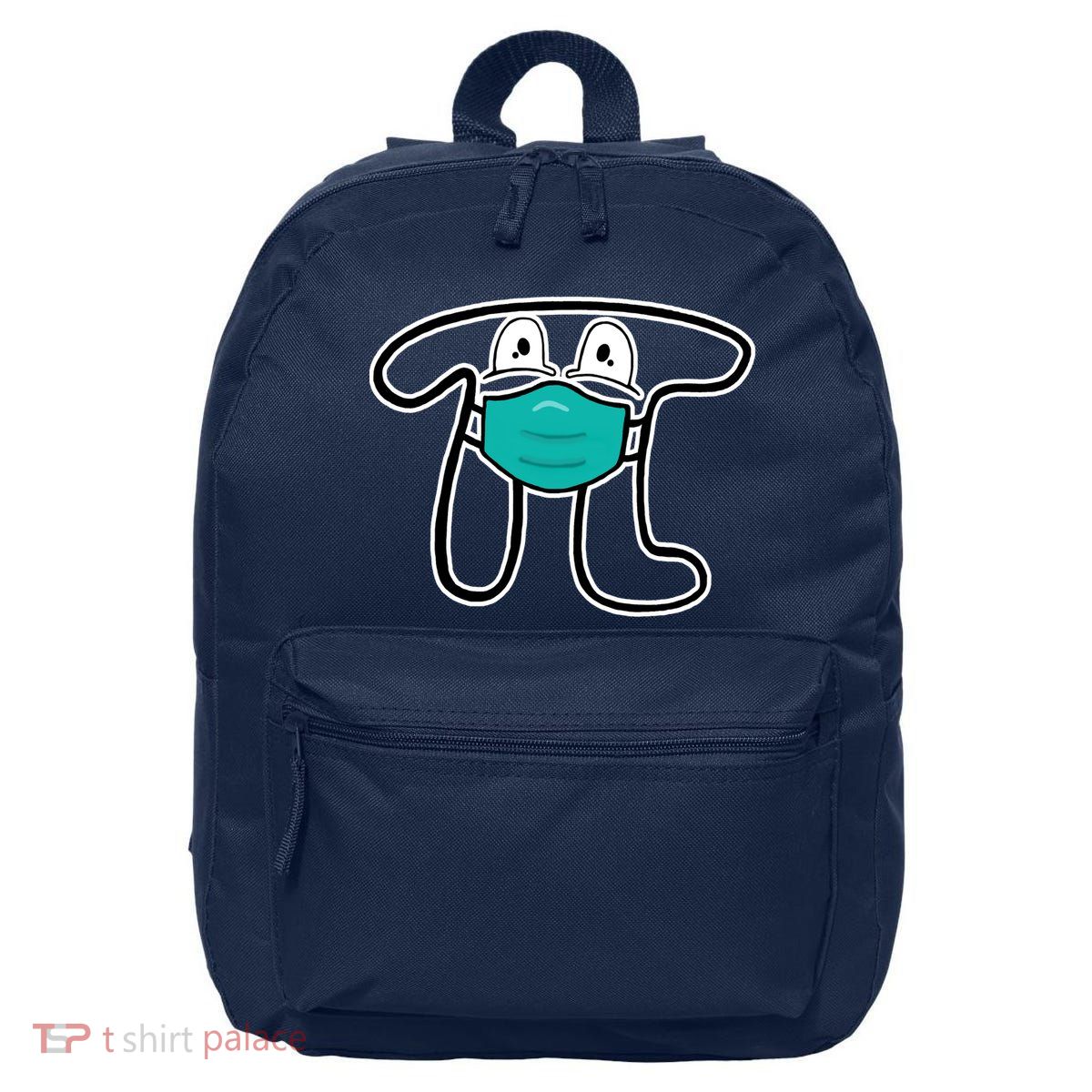 Pi Day 3.14 Quarantine Mask Pandemic  16 in Basic Backpack