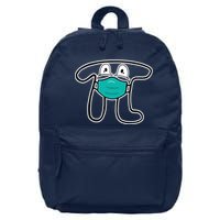 Pi Day 3.14 Quarantine Mask Pandemic  16 in Basic Backpack