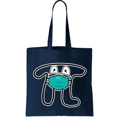Pi Day 3.14 Quarantine Mask Pandemic  Tote Bag