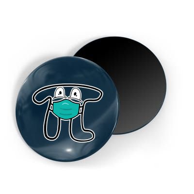 Pi Day 3.14 Quarantine Mask Pandemic  Magnet