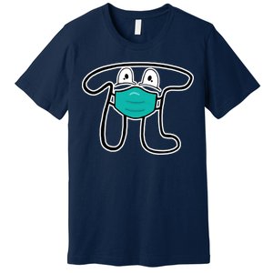 Pi Day 3.14 Quarantine Mask Pandemic  Premium T-Shirt