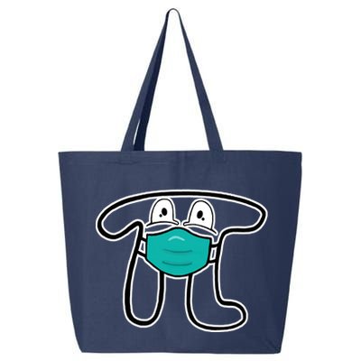Pi Day 3.14 Quarantine Mask Pandemic  25L Jumbo Tote