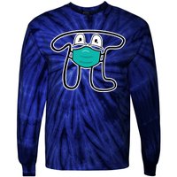 Pi Day 3.14 Quarantine Mask Pandemic  Tie-Dye Long Sleeve Shirt