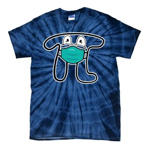 Pi Day 3.14 Quarantine Mask Pandemic  Tie-Dye T-Shirt