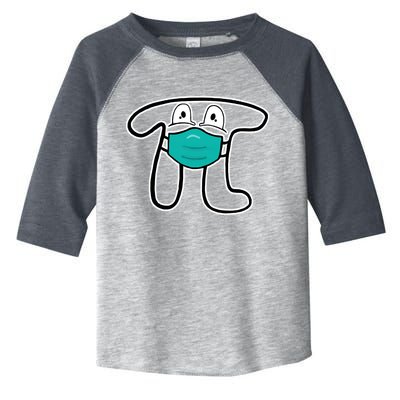 Pi Day 3.14 Quarantine Mask Pandemic  Toddler Fine Jersey T-Shirt