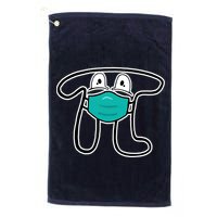 Pi Day 3.14 Quarantine Mask Pandemic  Golf Towel