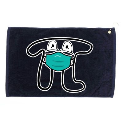 Pi Day 3.14 Quarantine Mask Pandemic  Grommeted Golf Towel