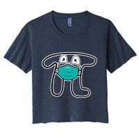 Pi Day 3.14 Quarantine Mask Pandemic  Crop Top