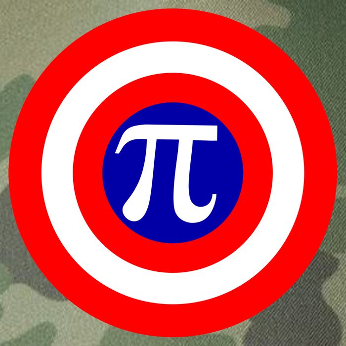 Pi Day America Superhero Crest 3.14 Math Geek Legacy Tie Dye Trucker Hat