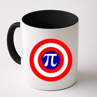 Pi Day America Superhero Crest 3.14 Math Geek Coffee Mug