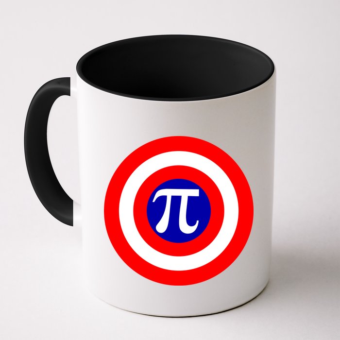 Pi Day America Superhero Crest 3.14 Math Geek Coffee Mug