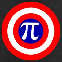 Pi Day America Superhero Crest 3.14 Math Geek 15oz Campfire Ceramic Mug