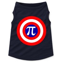 Pi Day America Superhero Crest 3.14 Math Geek Doggie Tank