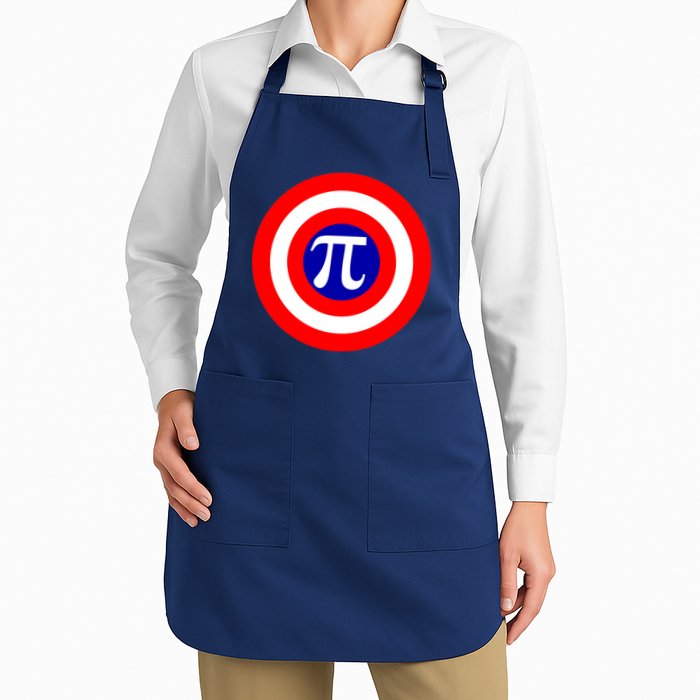 Pi Day America Superhero Crest 3.14 Math Geek Apron