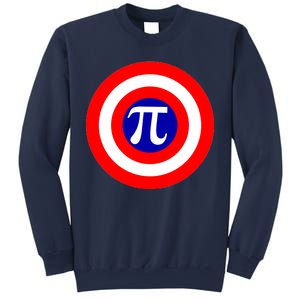 Pi Day America Superhero Crest 3.14 Math Geek Sweatshirt