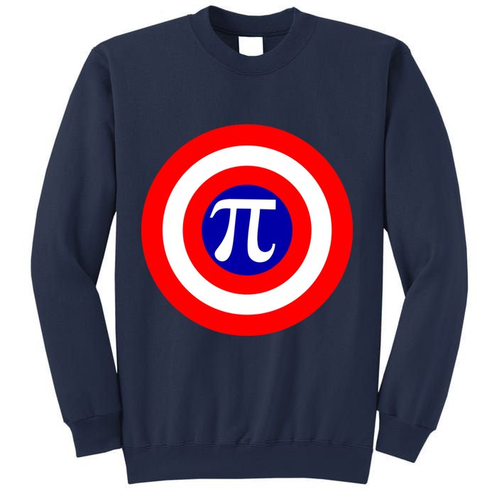 Pi Day America Superhero Crest 3.14 Math Geek Sweatshirt