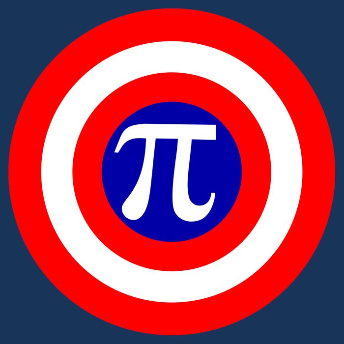 Pi Day America Superhero Crest 3.14 Math Geek Legacy Cool Fit Booney Bucket Hat