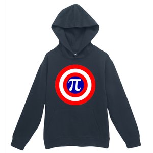 Pi Day America Superhero Crest 3.14 Math Geek Urban Pullover Hoodie