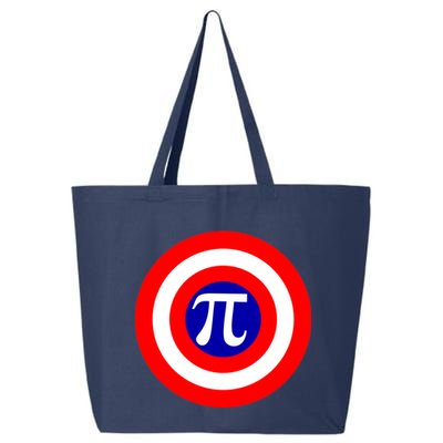 Pi Day America Superhero Crest 3.14 Math Geek 25L Jumbo Tote