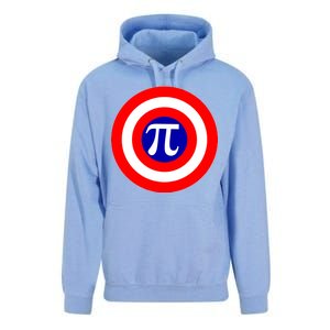 Pi Day America Superhero Crest 3.14 Math Geek Unisex Surf Hoodie