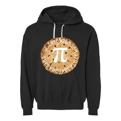 Pi Day Apple Pie 3.14 Cool Numbers Garment-Dyed Fleece Hoodie
