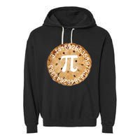 Pi Day Apple Pie 3.14 Cool Numbers Garment-Dyed Fleece Hoodie