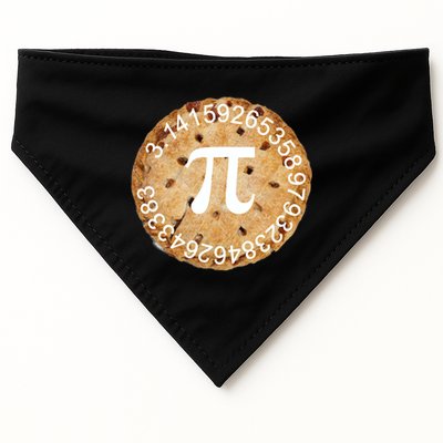 Pi Day Apple Pie 3.14 Cool Numbers USA-Made Doggie Bandana