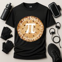 Pi Day Apple Pie 3.14 Cool Numbers Performance Shirt