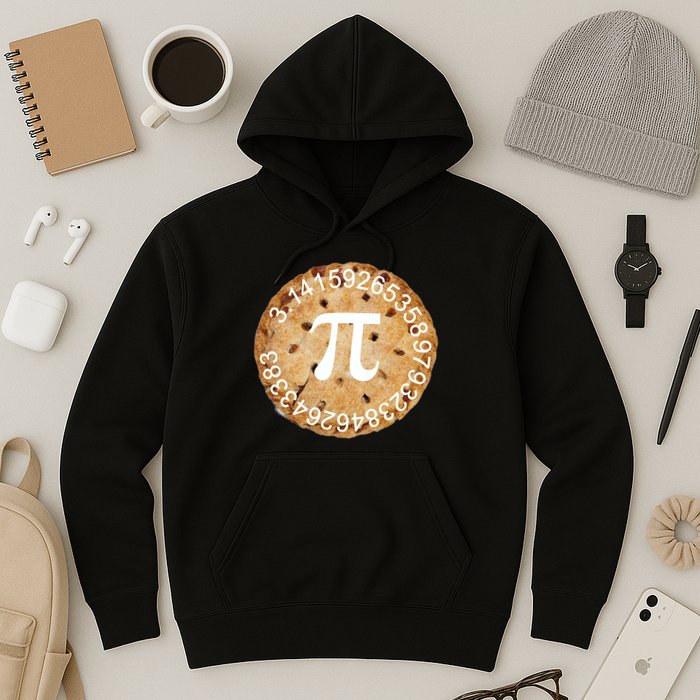 Pi Day Apple Pie 3.14 Cool Numbers Hoodie