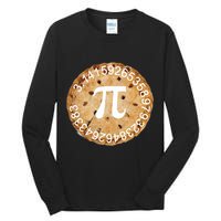 Pi Day Apple Pie 3.14 Cool Numbers Tall Long Sleeve T-Shirt