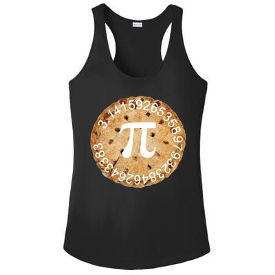 Pi Day Apple Pie 3.14 Cool Numbers Ladies PosiCharge Competitor Racerback Tank