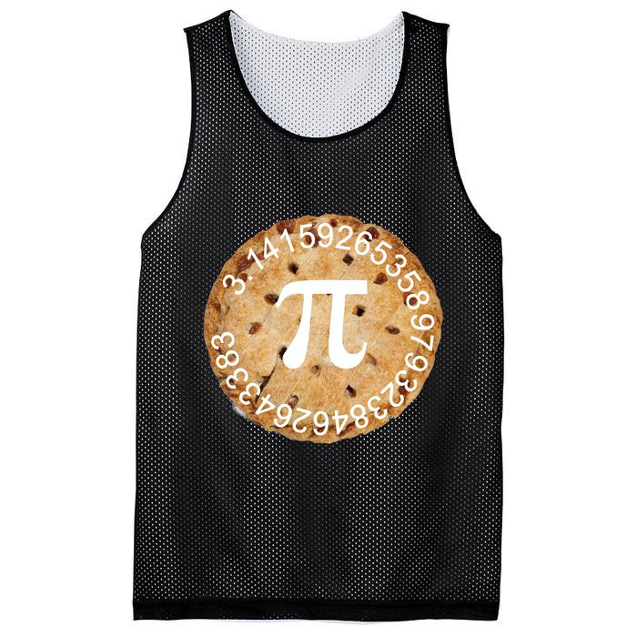 Pi Day Apple Pie 3.14 Cool Numbers Mesh Reversible Basketball Jersey Tank