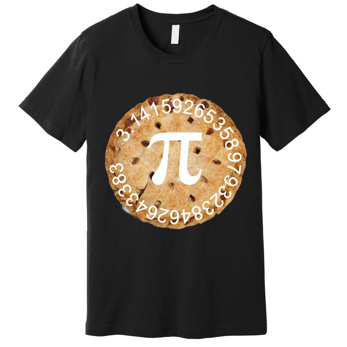 Pi Day Apple Pie 3.14 Cool Numbers Premium T-Shirt