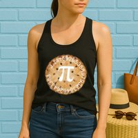 Pi Day Apple Pie 3.14 Cool Numbers Womens Tank Top