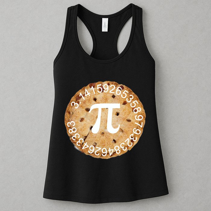 Pi Day Apple Pie 3.14 Cool Numbers Womens Tank Top