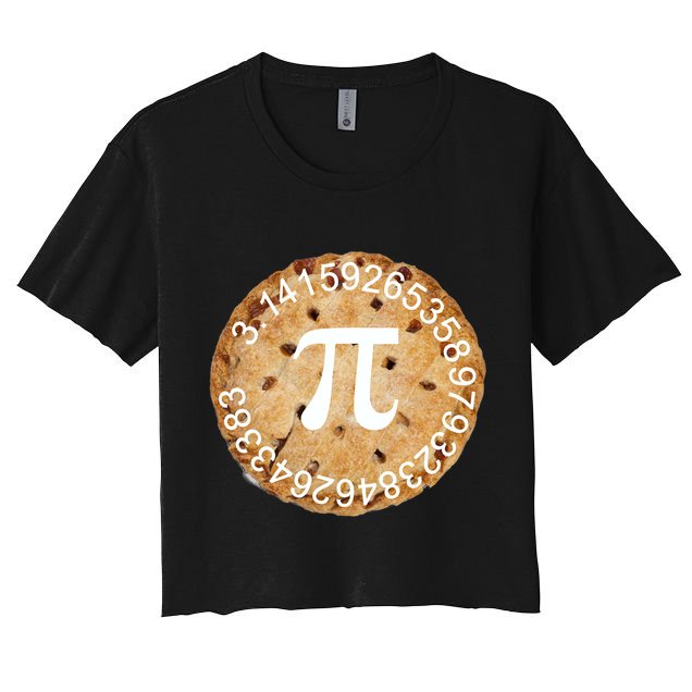Pi Day Apple Pie 3.14 Cool Numbers Crop Top