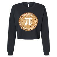 Pi Day Apple Pie 3.14 Cool Numbers Cropped Pullover Crew