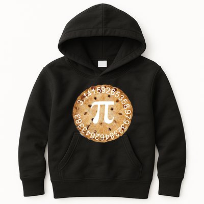 Pi Day Apple Pie 3.14 Cool Numbers Kids Hoodie