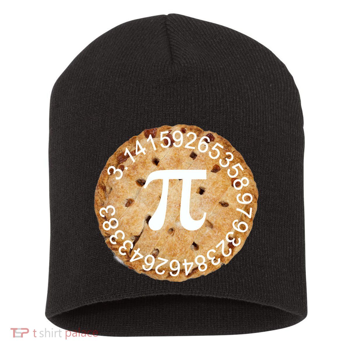 Pi Day Apple Pie 3.14 Cool Numbers Short Acrylic Beanie