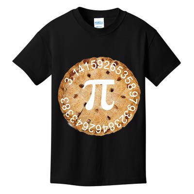 Pi Day Apple Pie 3.14 Cool Numbers Kids T-Shirt