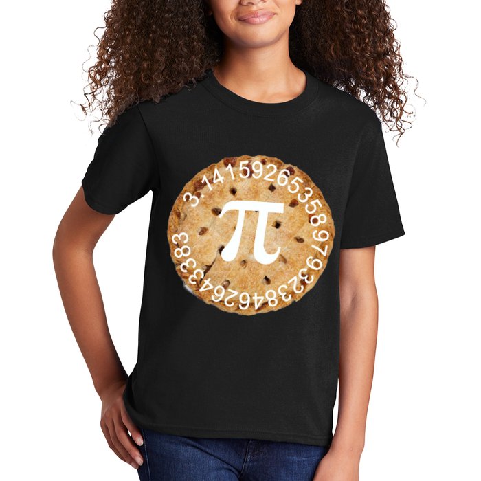 Pi Day Apple Pie 3.14 Cool Numbers Kids T-Shirt