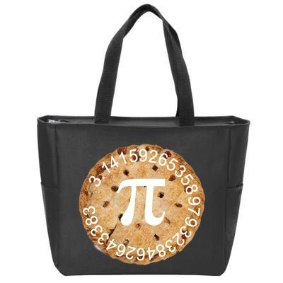 Pi Day Apple Pie 3.14 Cool Numbers Zip Tote Bag
