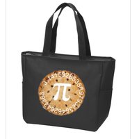Pi Day Apple Pie 3.14 Cool Numbers Zip Tote Bag