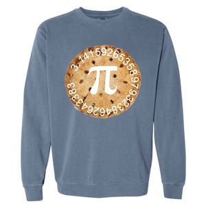 Pi Day Apple Pie 3.14 Cool Numbers Garment-Dyed Sweatshirt