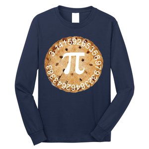 Pi Day Apple Pie 3.14 Cool Numbers Long Sleeve Shirt