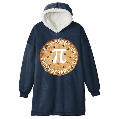 Pi Day Apple Pie 3.14 Cool Numbers Hooded Wearable Blanket