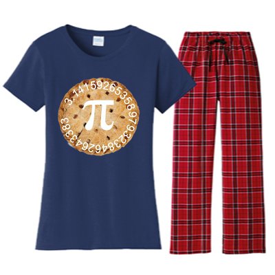 Pi Day Apple Pie 3.14 Cool Numbers Women's Flannel Pajama Set