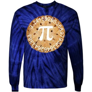 Pi Day Apple Pie 3.14 Cool Numbers Tie-Dye Long Sleeve Shirt