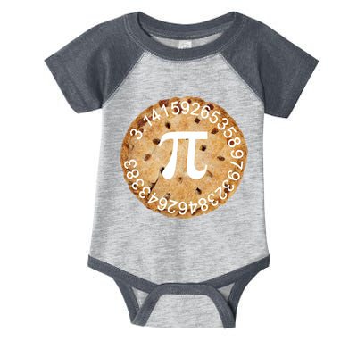 Pi Day Apple Pie 3.14 Cool Numbers Infant Baby Jersey Bodysuit